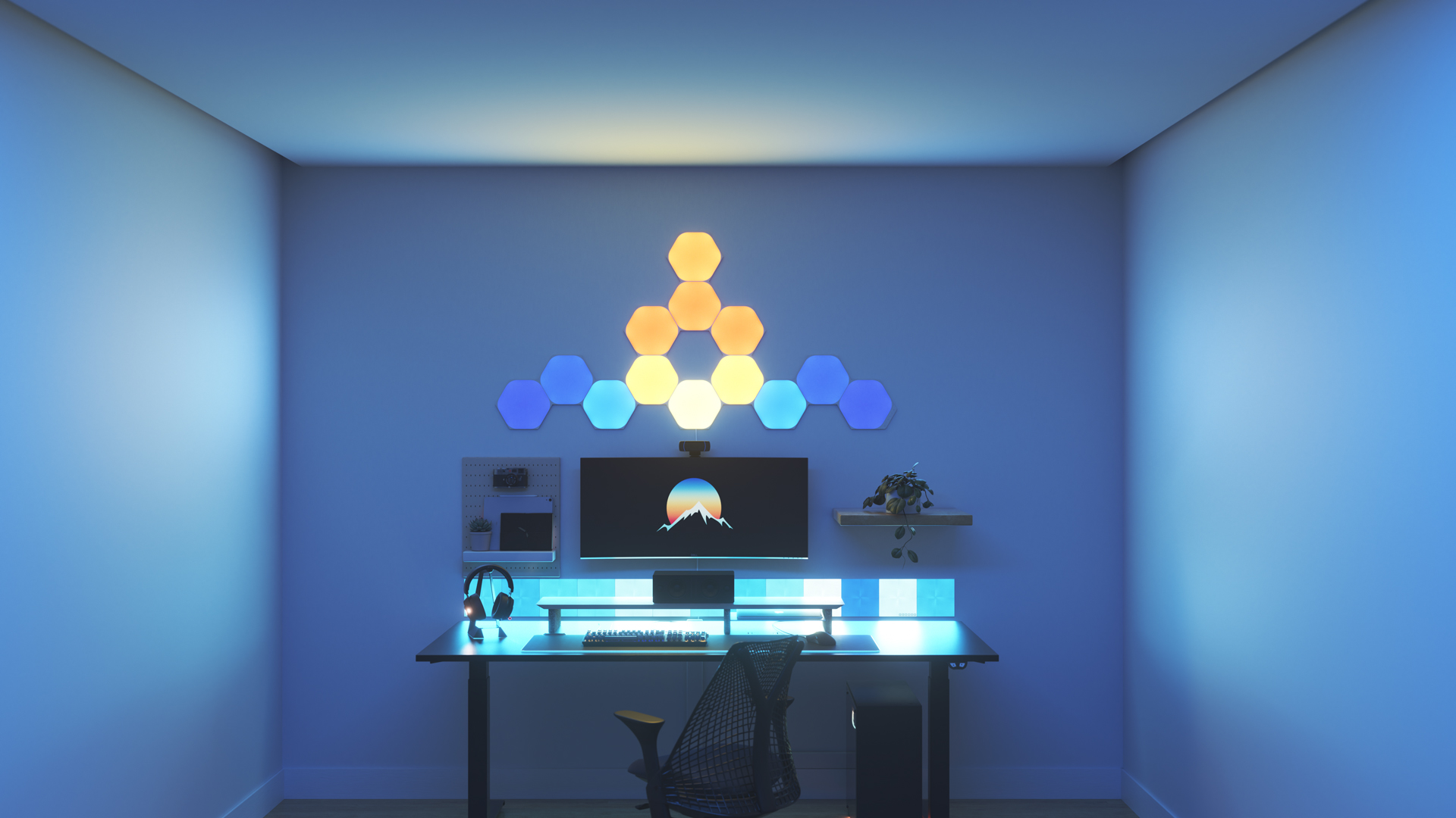 Nanoleaf Shapes Hexagonal Starter Kit 15 painéis de LED