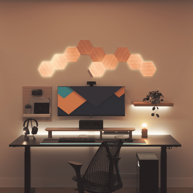 Nanoleaf Shapes Hexagonal Starter Kit 15 painéis de LED