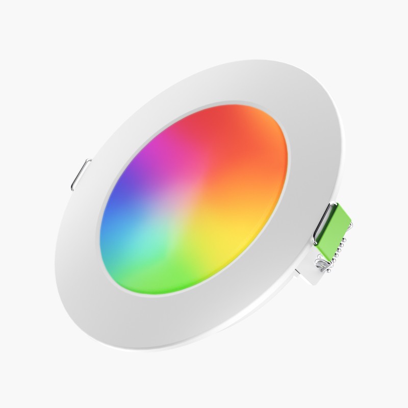 Nanoleaf Essentials Thread enabled color changing smart light bulbs.