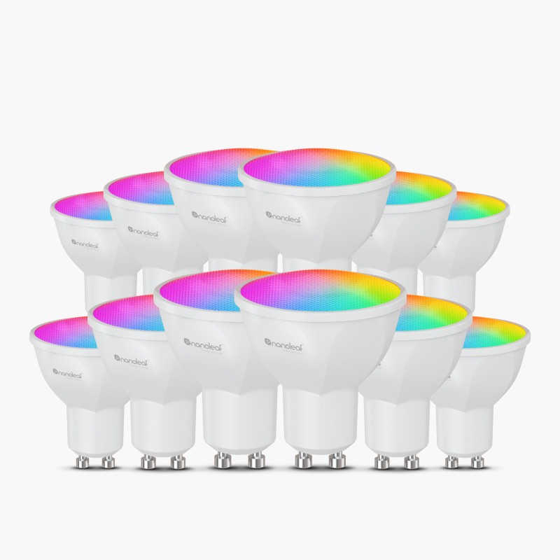 Nanoleaf Essentials Thread enabled color changing smart light bulbs. 12 pack. Similar to Wyze. HomeKit, Google Assistant, Amazon Alexa, IFTTT.