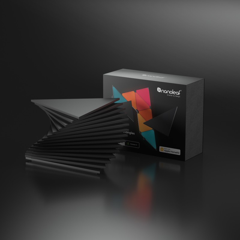 Nanoleaf day sale black triangles 15k package image