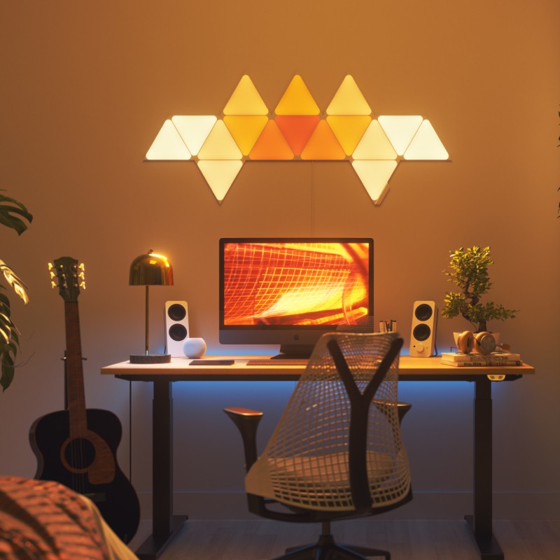 Nanoleaf day sale triangles 16pk environment image